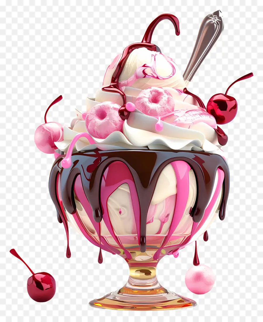 Es Krim Sundae，Es Krim PNG