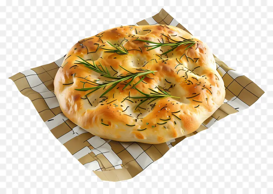 Roti Focaccia，Rosemary PNG