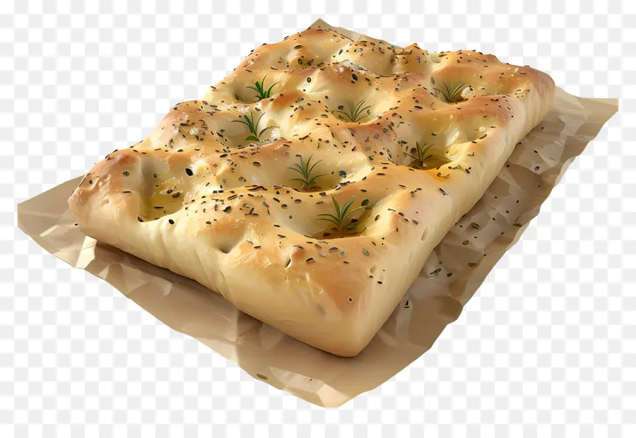 Roti Focaccia，Dipanggang PNG