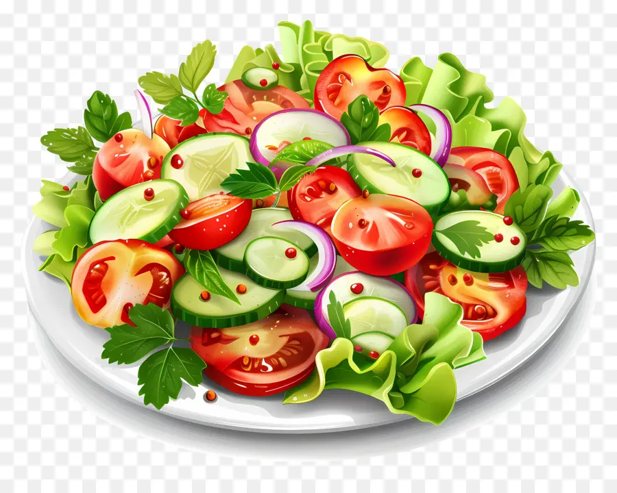 Salad Sayuran，Salad PNG