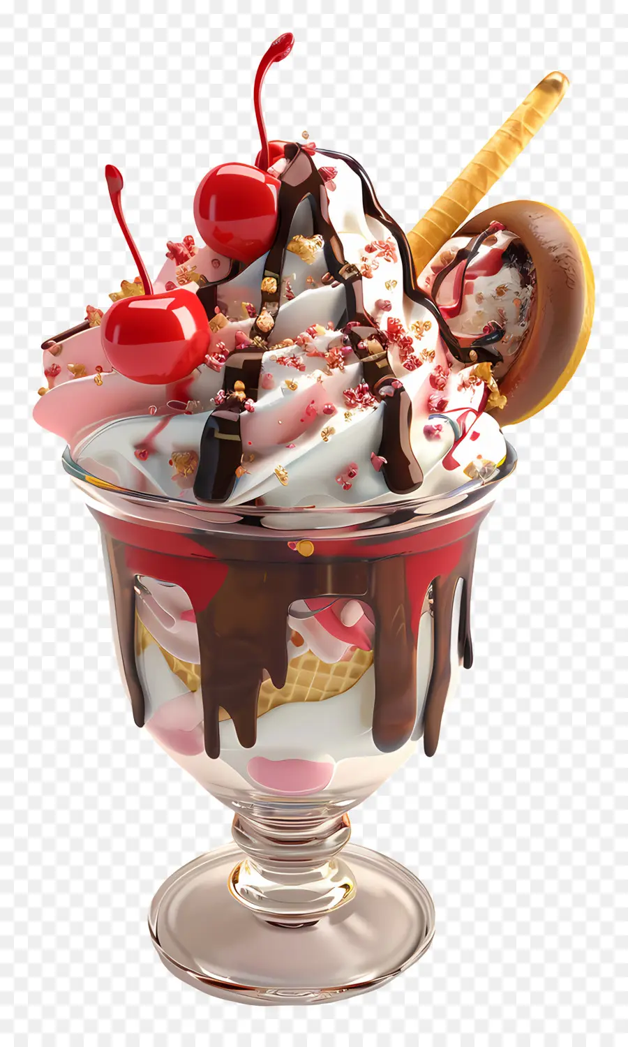 Es Krim Sundae，Es Krim PNG