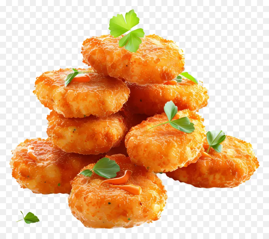 Nugget Ayam Pedas，Nugget Ayam PNG