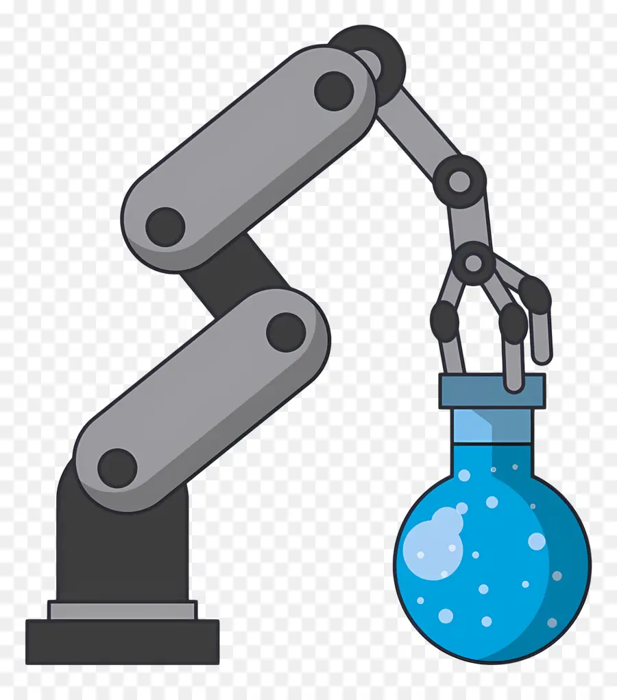 Lengan Robot，Lengan Robot Dengan Labu PNG