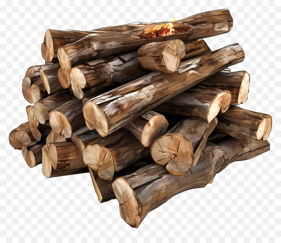 Kayu Bakar，Log PNG