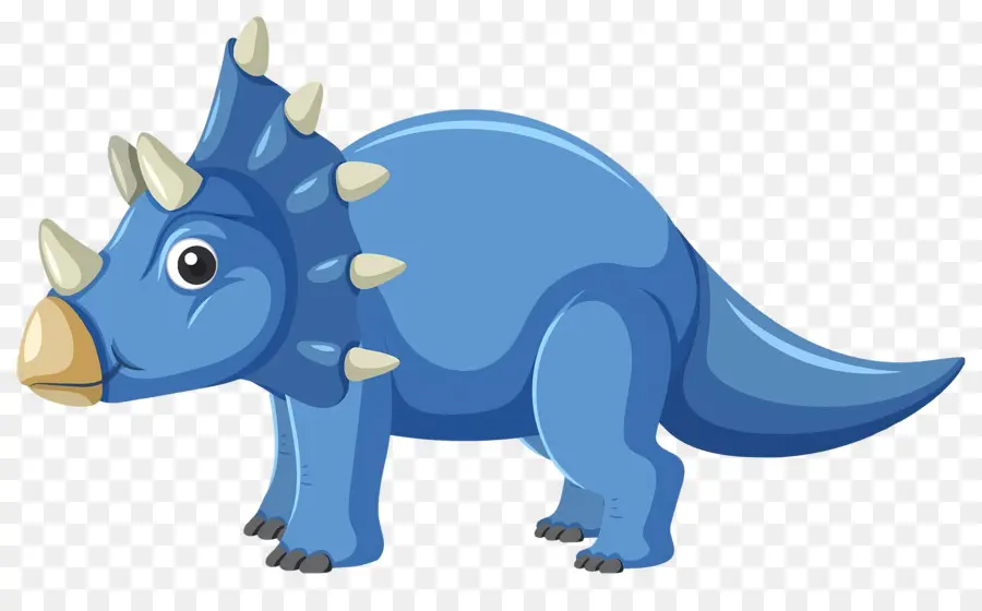 Dinosaurus Kartun，Dinosaurus Biru PNG