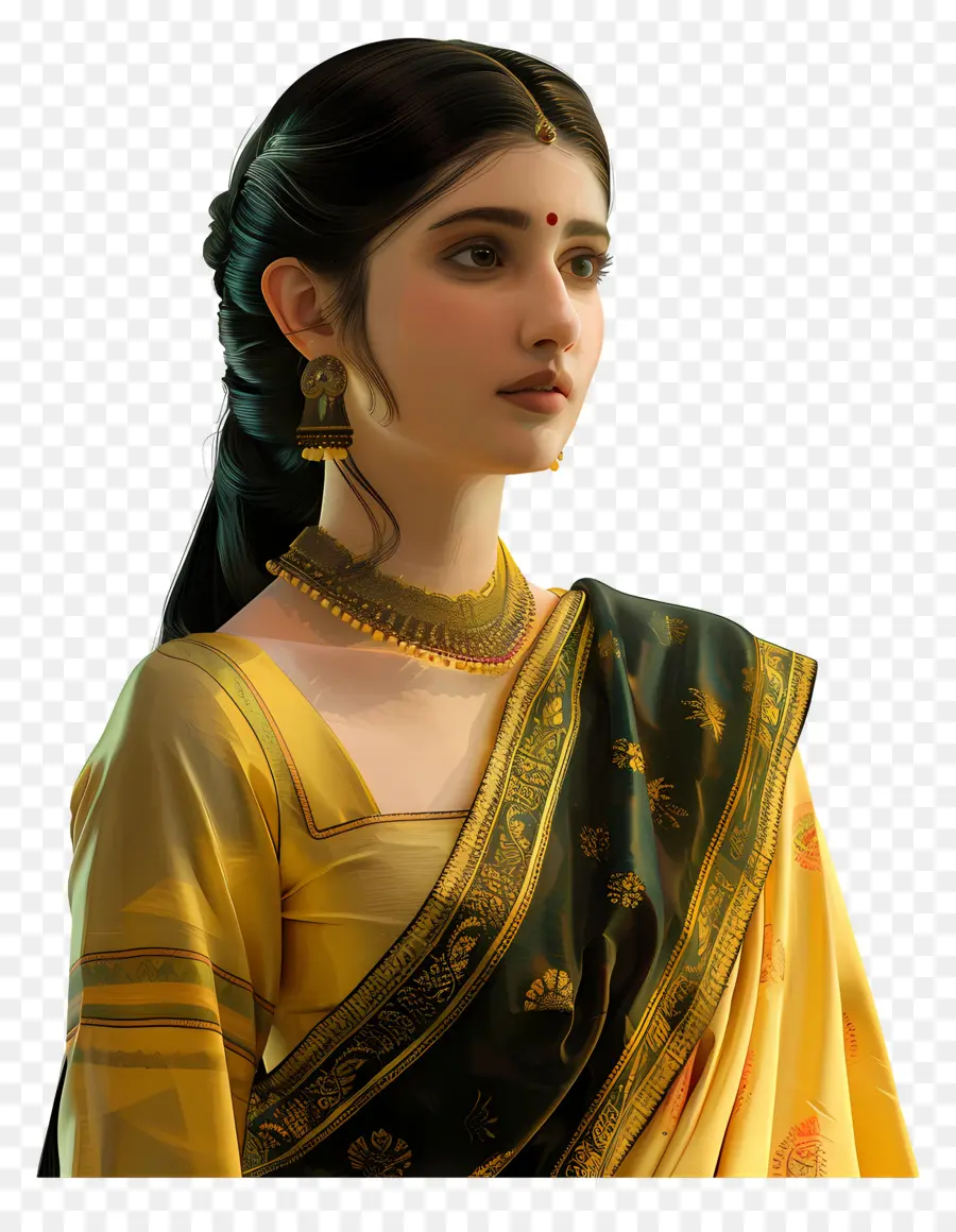 Wanita Dalam Saree，Wanita PNG