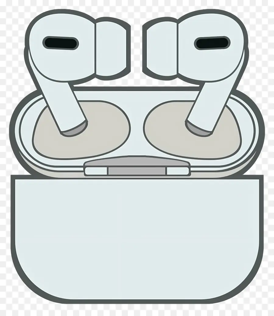 Airpod，Headphone Nirkabel PNG