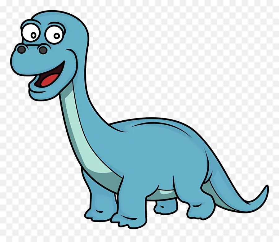 Dinosaurus Kartun，Dinosaurus Biru PNG