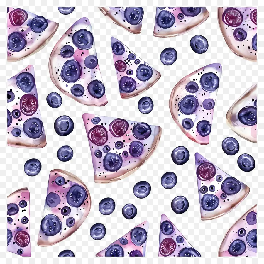 Pola Pizza，Pizza Blueberry PNG