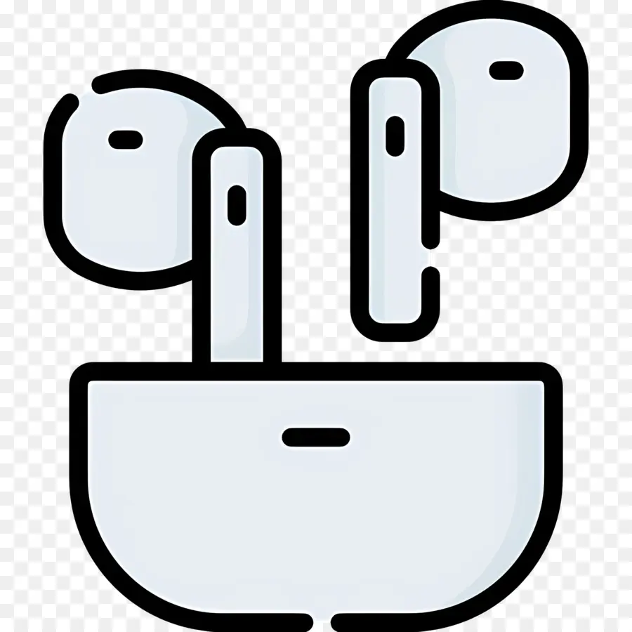 Airpod，Earbud Nirkabel PNG