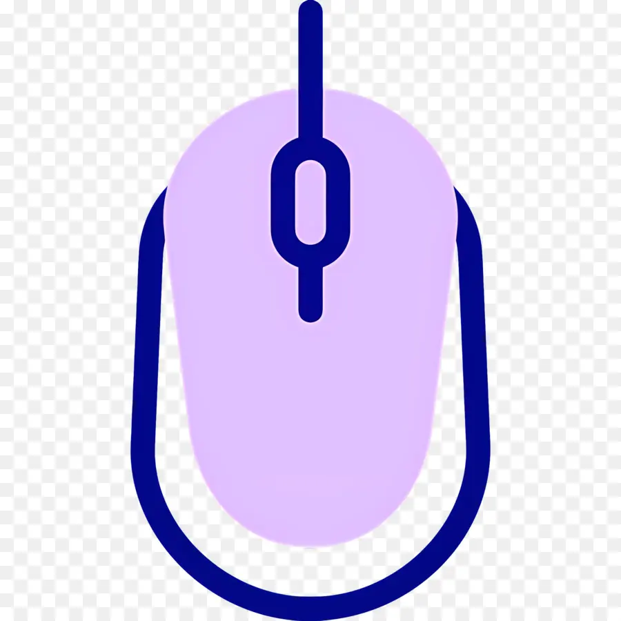 Tetikus Komputer，Mouse Berkabel Ungu PNG