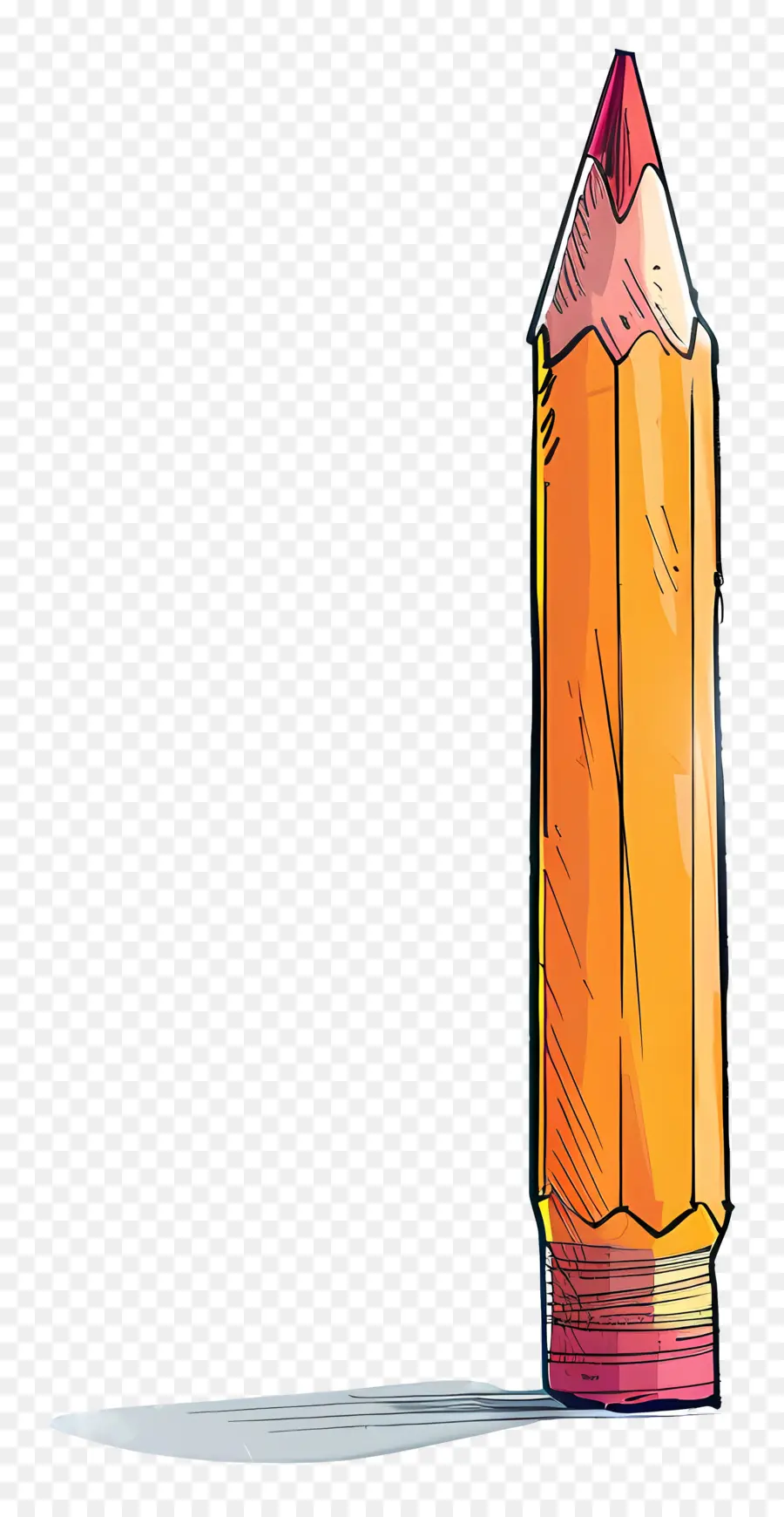 Pensil，Pensil Kuning PNG