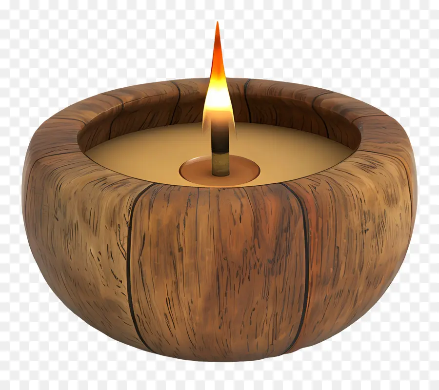 Lampu Diya，Lilin Kayu PNG