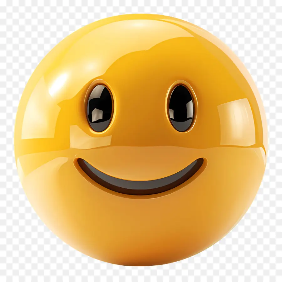 Emoji Senyum，Emoji Tersenyum PNG