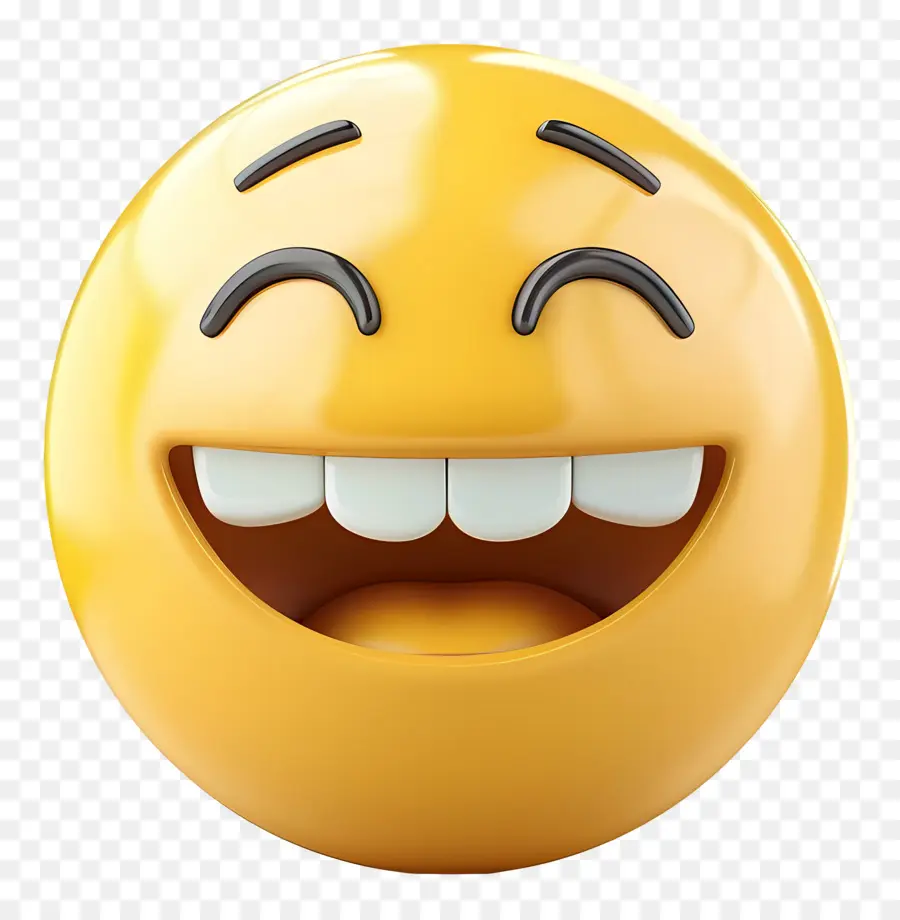 Emoji Senyum，Emoji Tertawa PNG