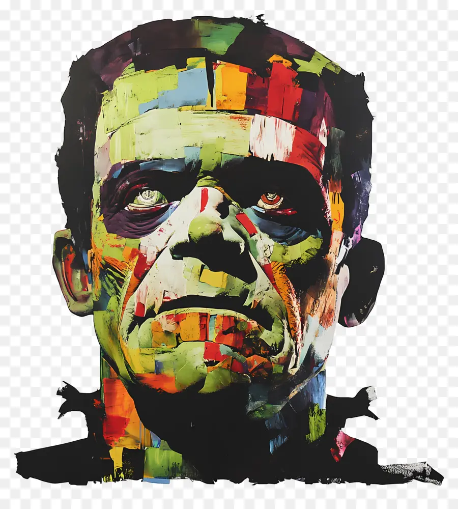 Frankenstein，Frankenstein Yang Penuh Warna PNG