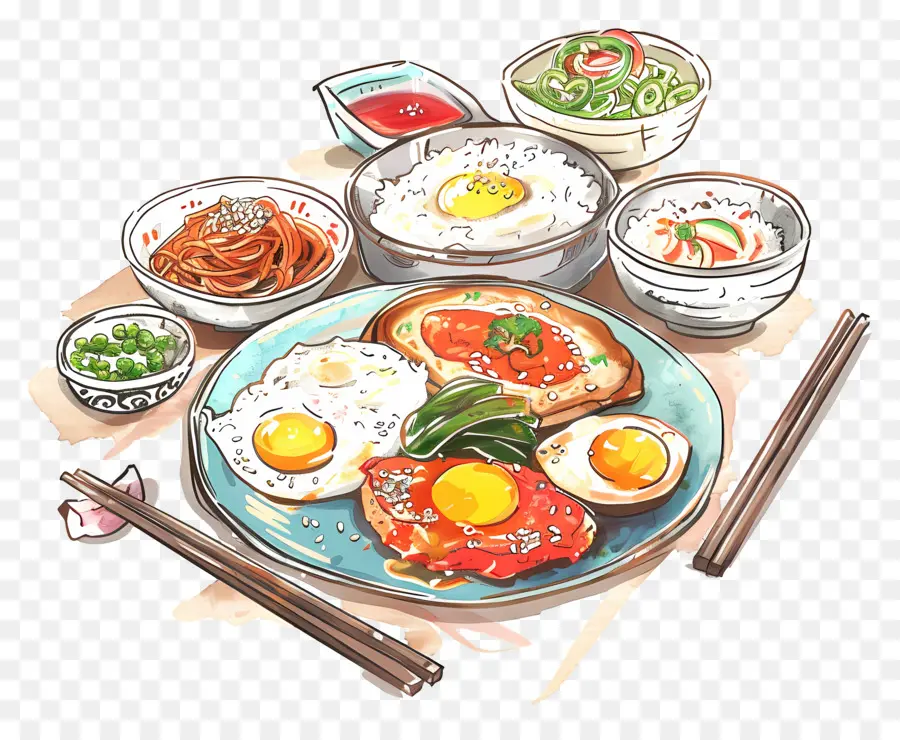 Makanan Korea，Hidangan Sarapan PNG