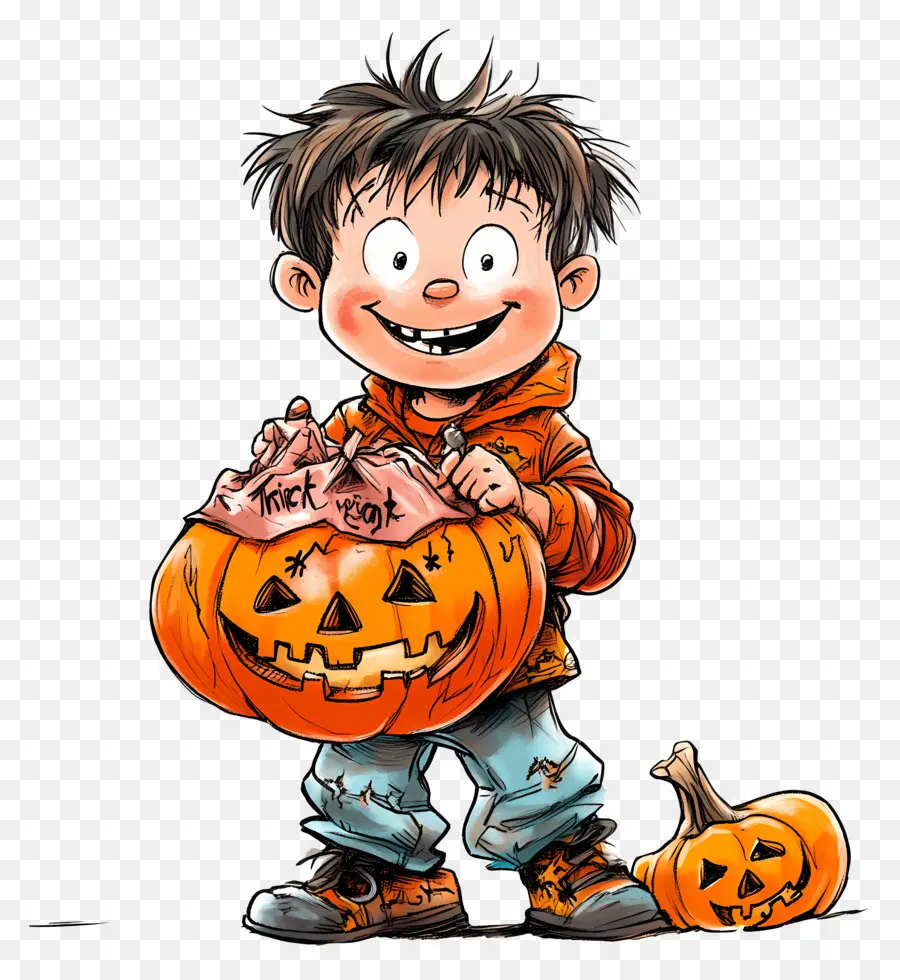 Trik Atau Perlakukan，Anak Trick Or Treat PNG