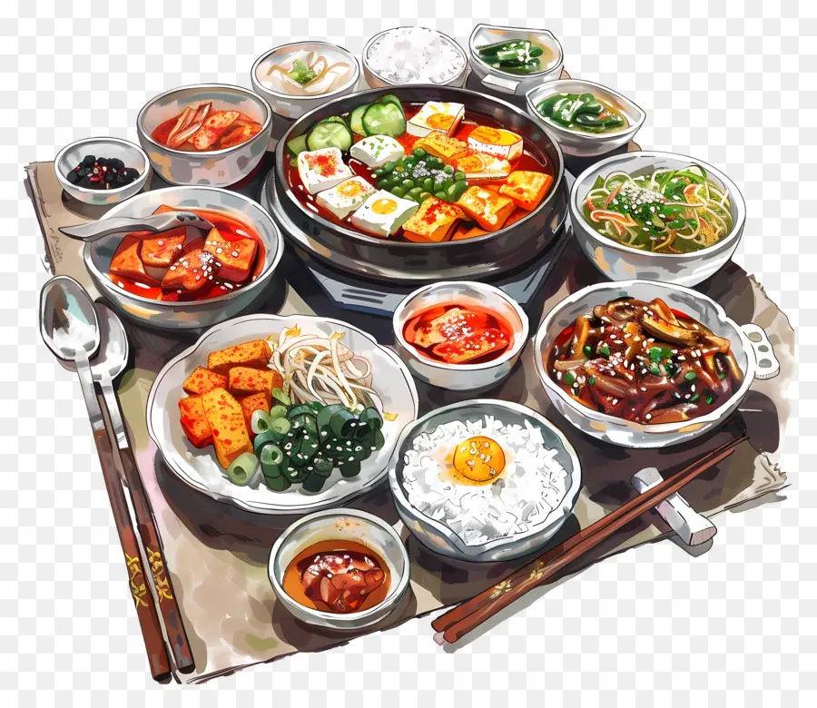 Makanan Korea，Cucian Piring PNG