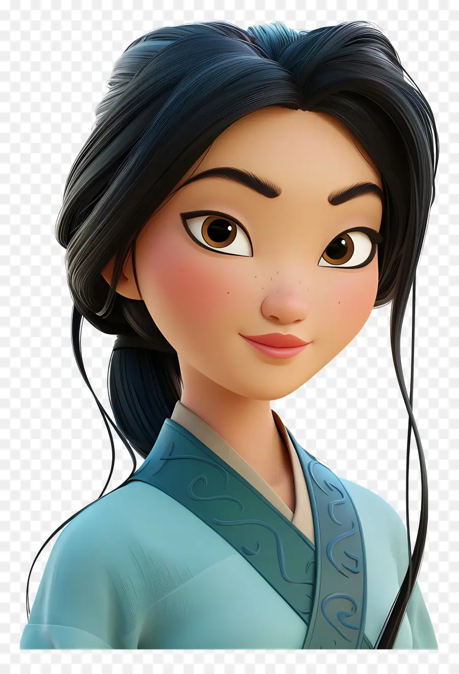 Putri Mulan，Gadis Animasi PNG