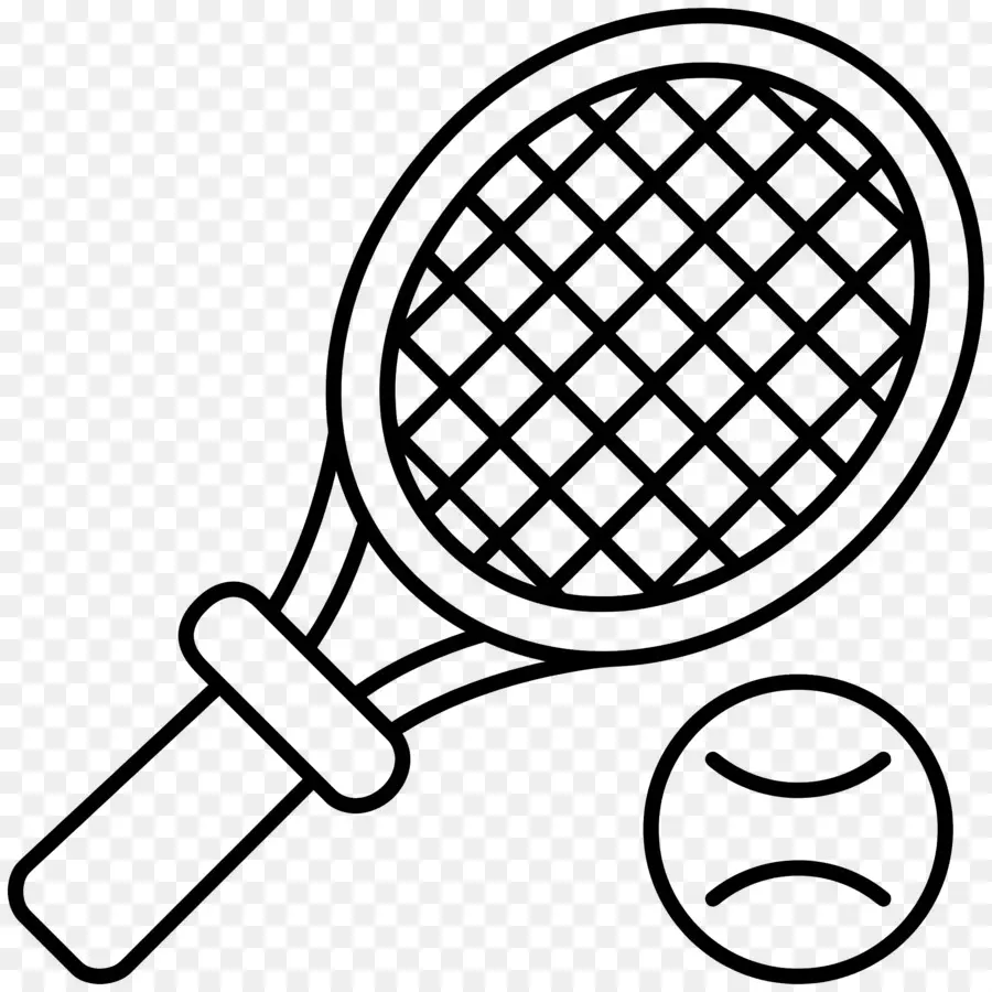 Raket Tenis，Raket Tenis Dan Bola PNG