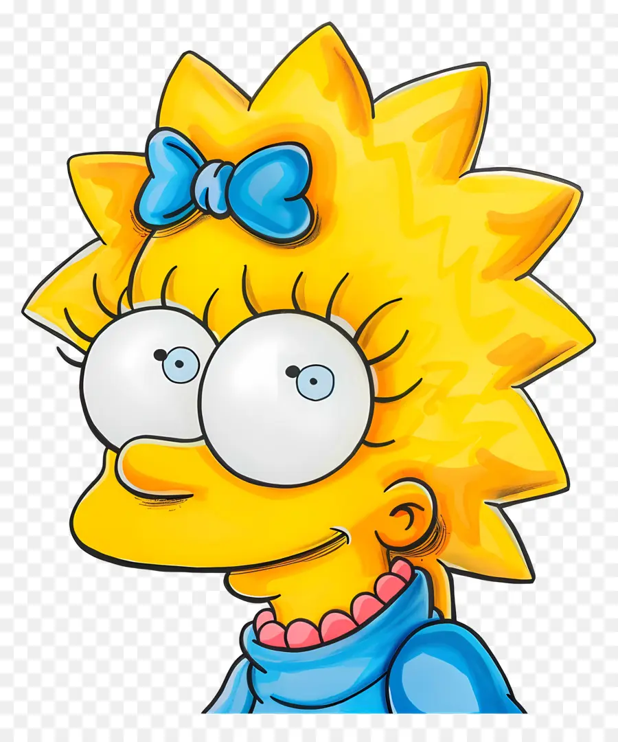 Maggie Simpson，Gadis Kartun PNG