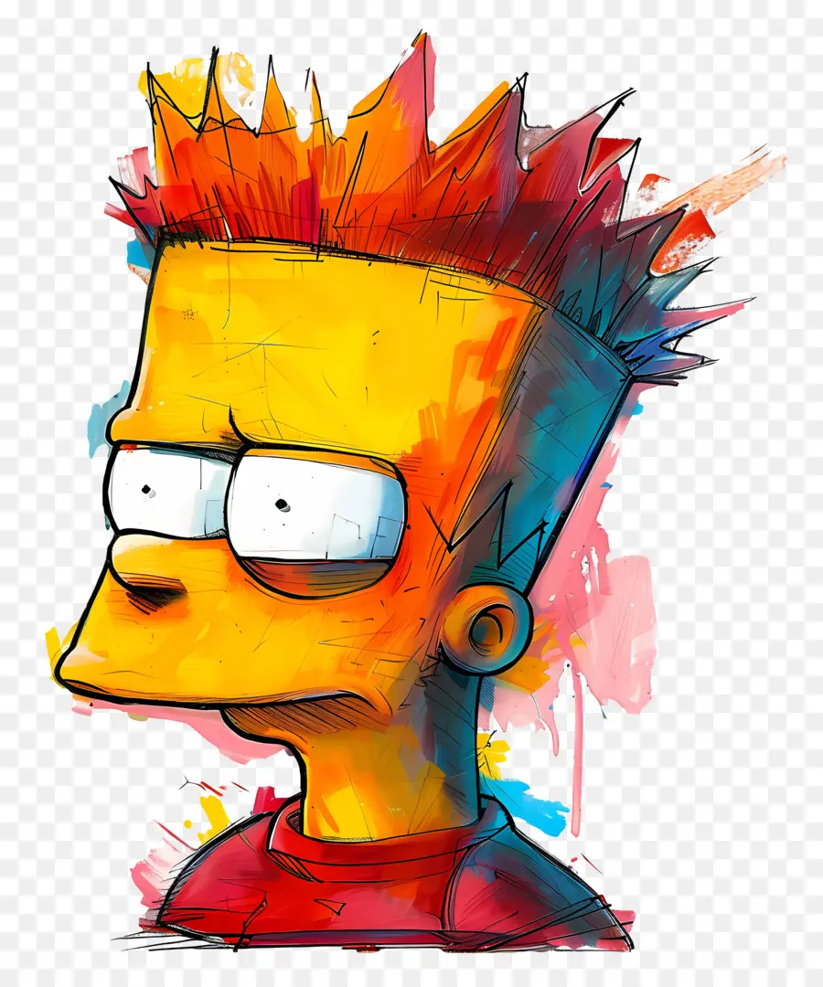 Bart Simpson，Bocah Kartun PNG