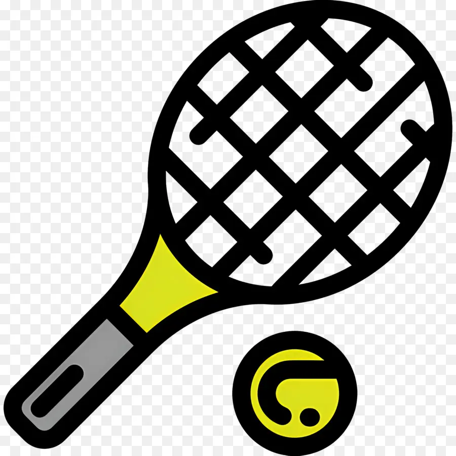 Raket Tenis，Raket Tenis Dan Bola PNG