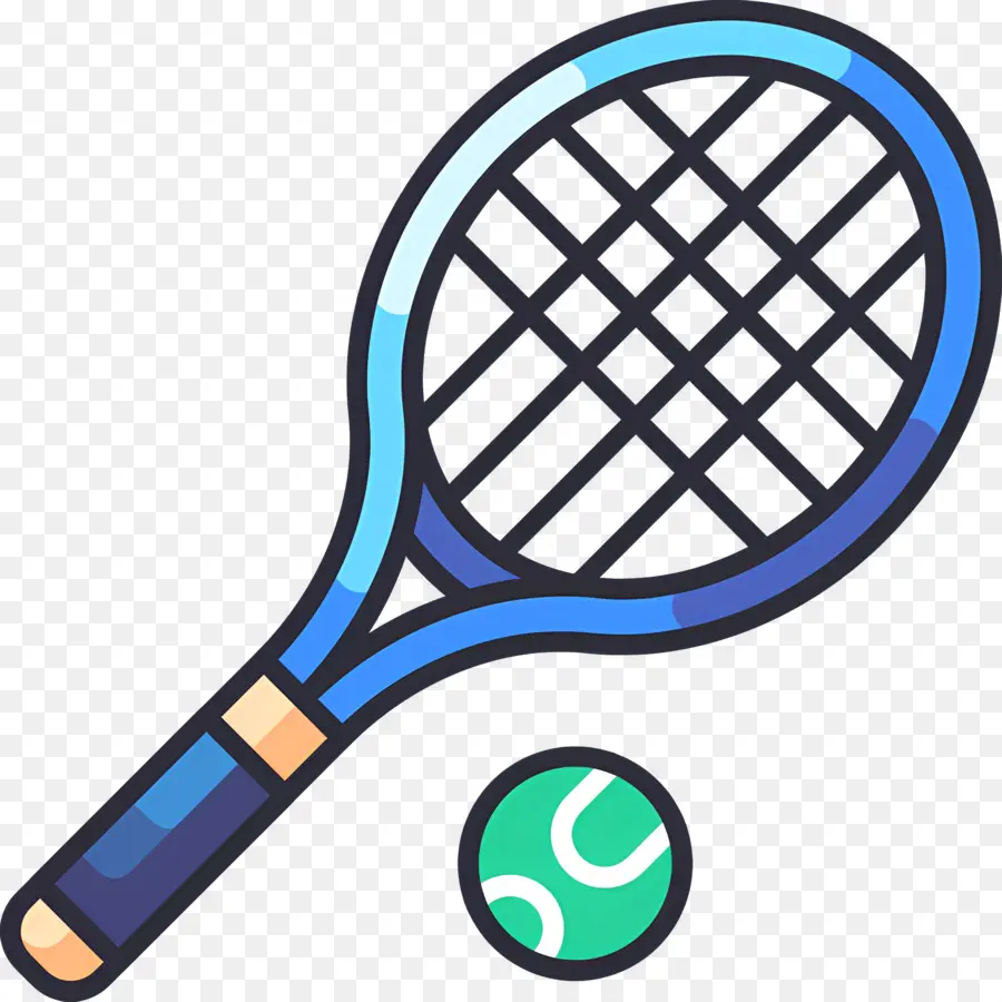 Raket Tenis，Raket Tenis Dan Bola PNG