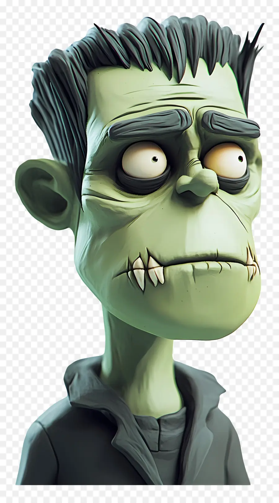 Frankenstein，Monster Hijau PNG