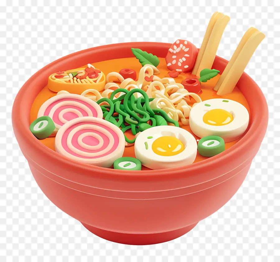 Sup Ramen，Mangkuk Ramen PNG