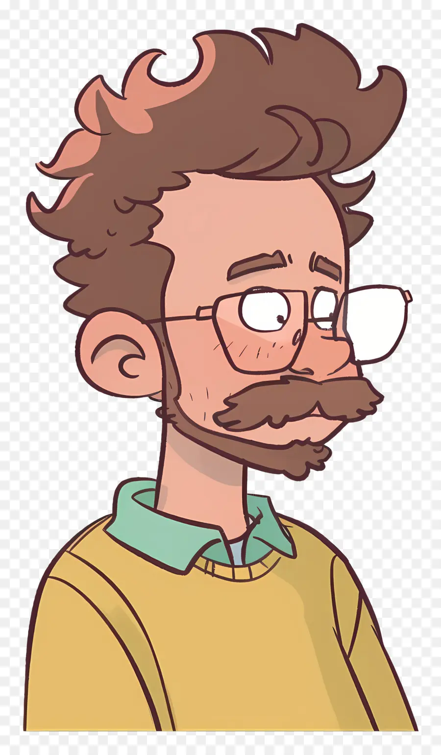 Ned Flanders，Pria Kartun Berkacamata PNG