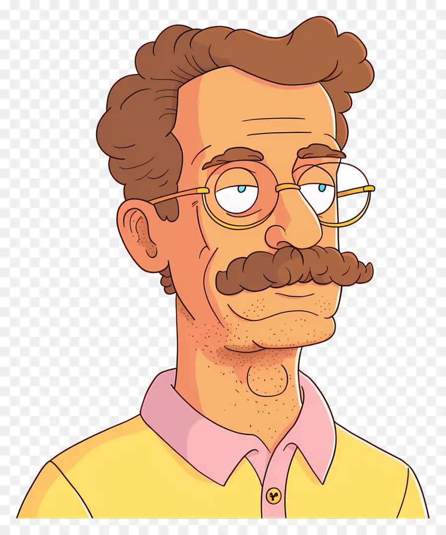 Ned Flanders，Pria Kartun Berkacamata PNG