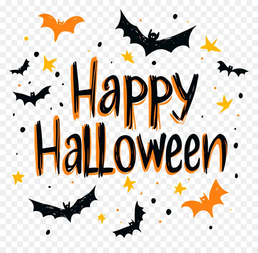 Selamat Halloween，Kelelawar PNG