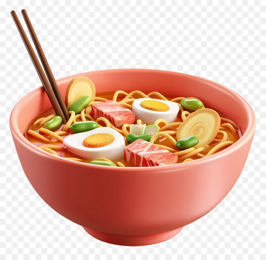 Sup Ramen，Mangkuk Ramen PNG