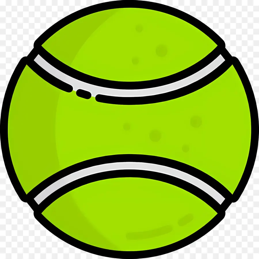 Bola Tenis，Bola Tenis Hijau PNG