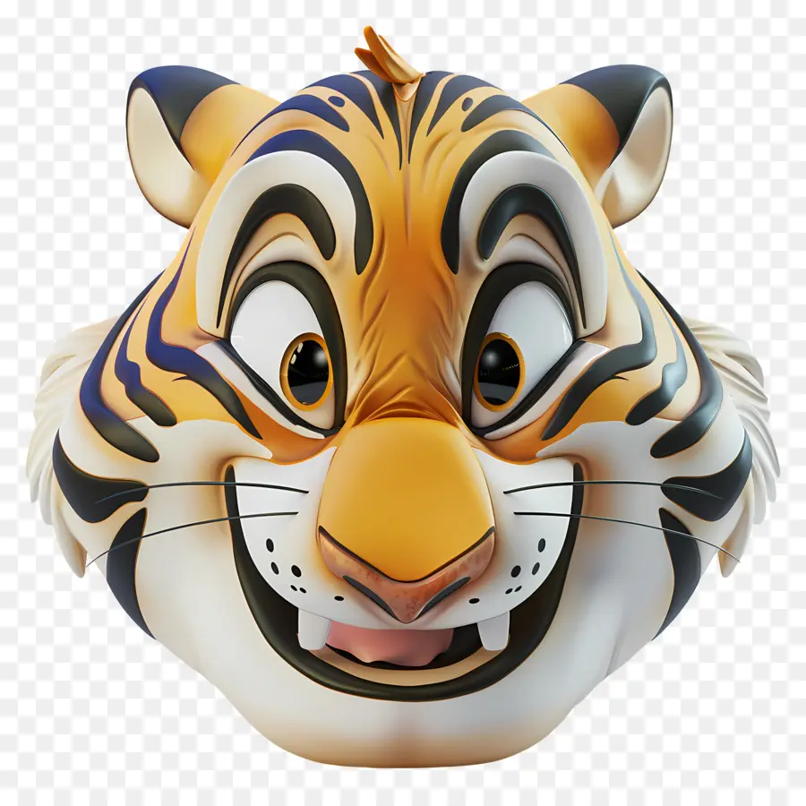 Wajah Harimau，Harimau Kartun PNG