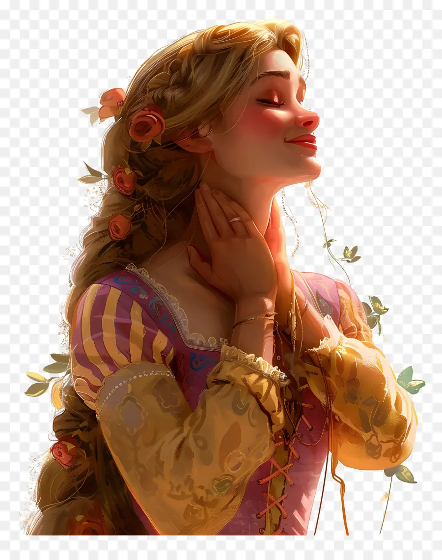 Putri Rapunzel，Putri Pirang PNG