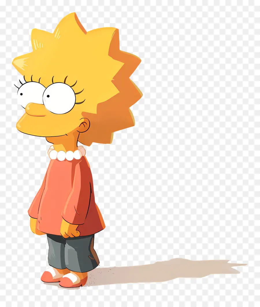 Maggie Simpson，Gadis Kartun Kuning PNG