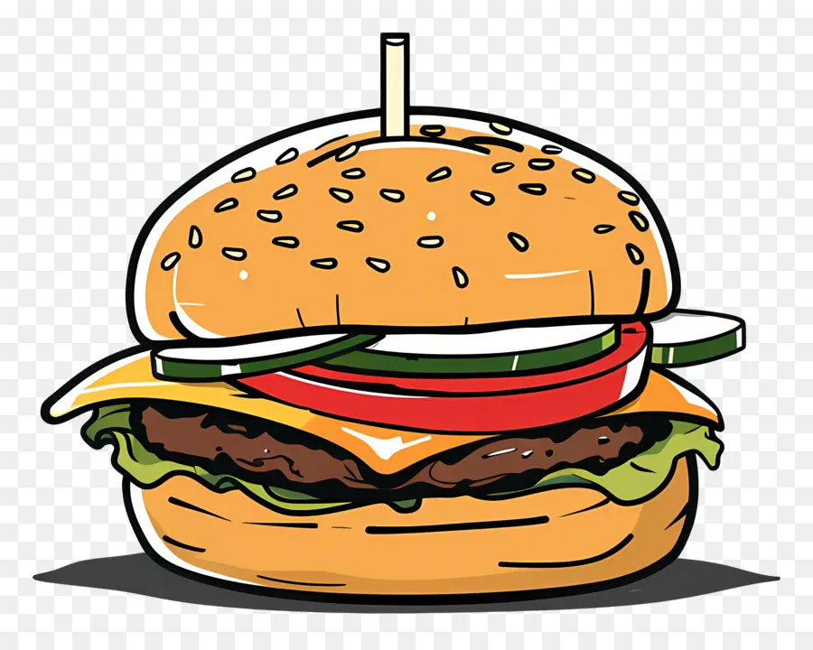 Burgernya，Sandwich PNG