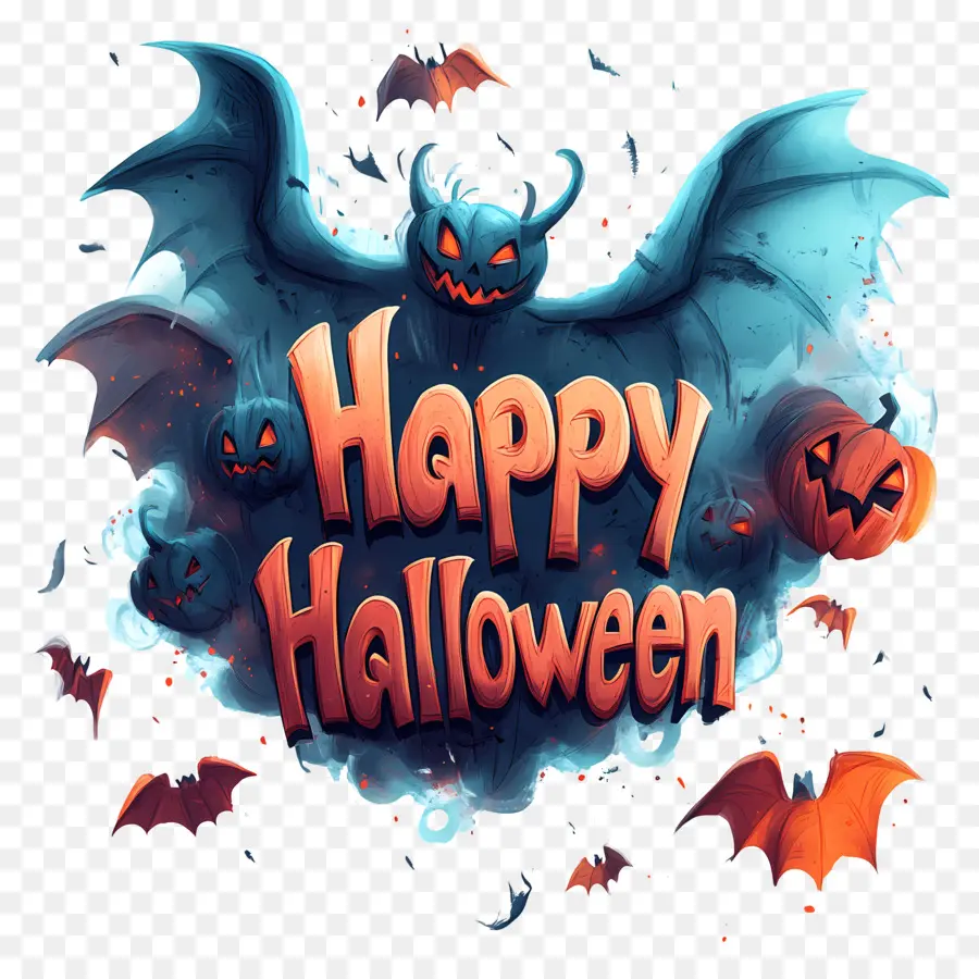 Selamat Halloween，Kelelawar PNG