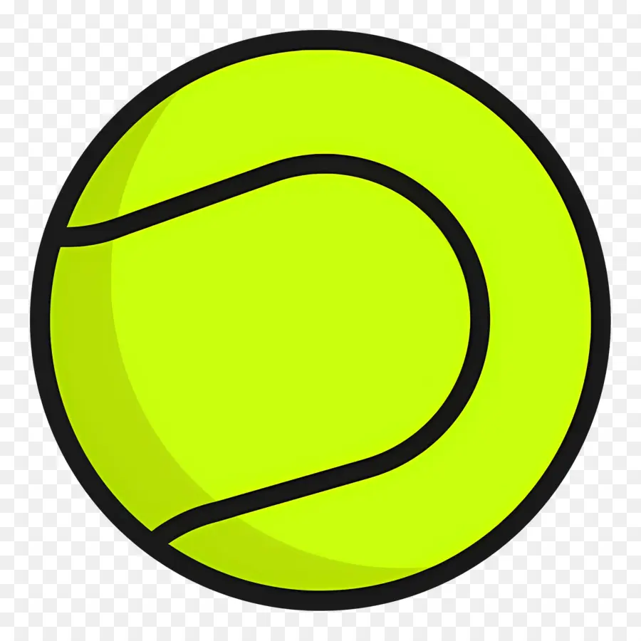 Bola Tenis，Bola Tenis Kuning PNG