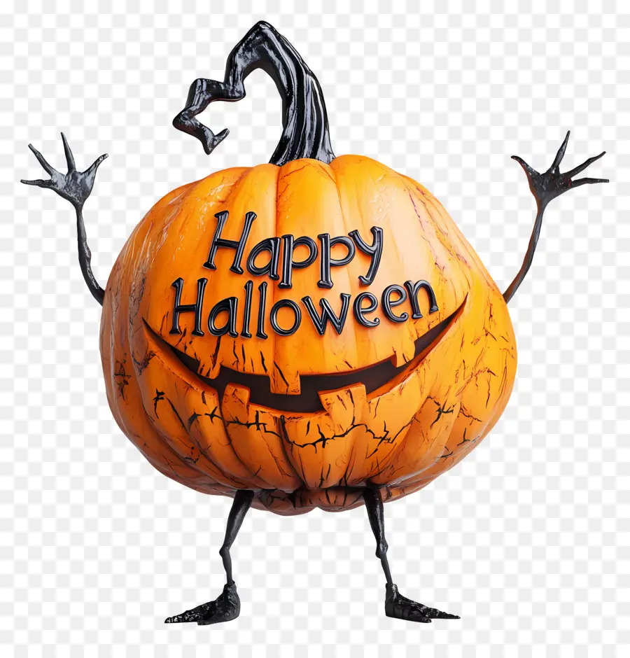 Selamat Halloween，Labu Halloween PNG