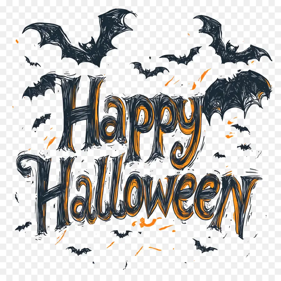 Selamat Halloween，Kelelawar PNG