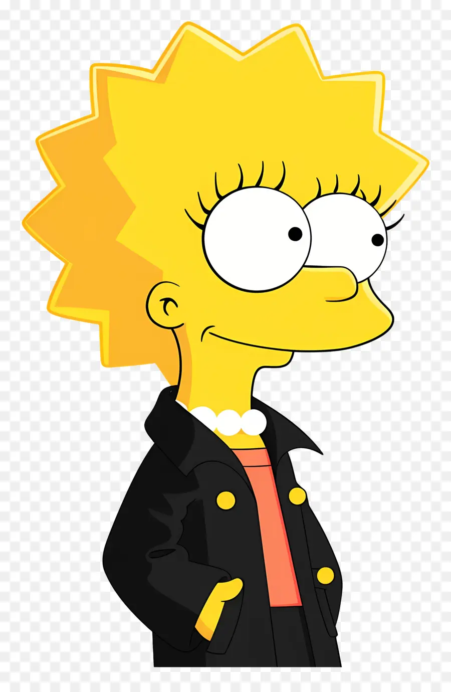 Lisa Simpson，Karakter Kartun PNG