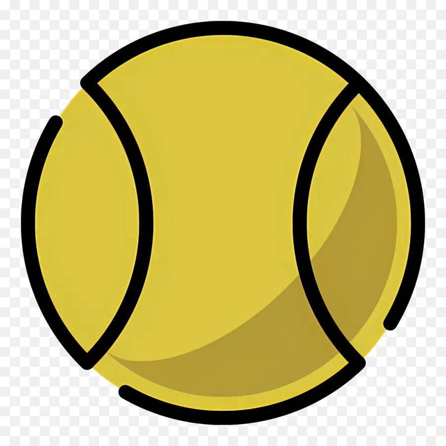 Bola Tenis，Bola Tenis Kuning PNG