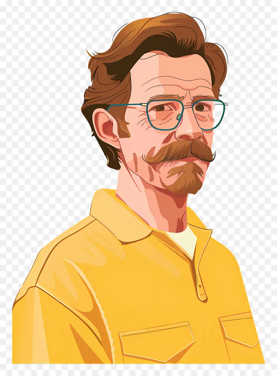 Ned Flanders，Pria Berkacamata PNG