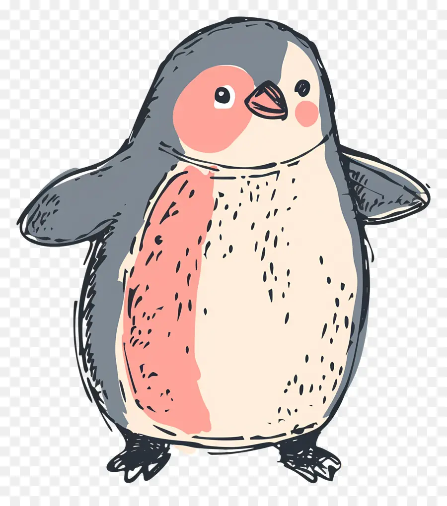 Penguin，Pinguin Yang Lucu PNG