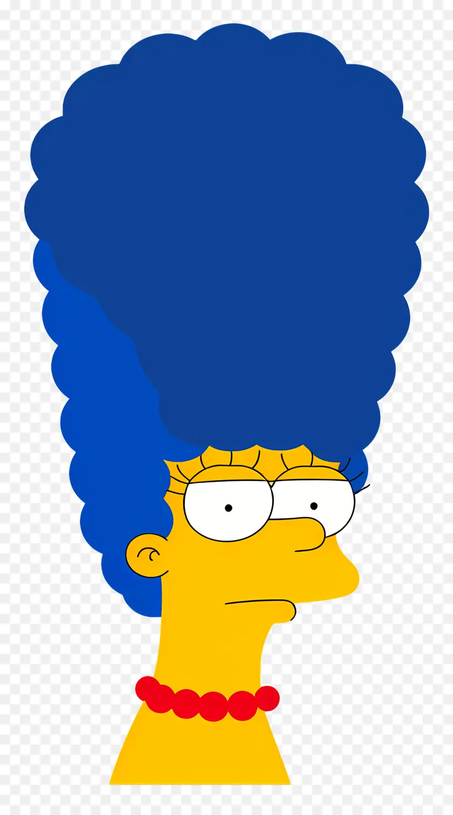 Marge Simpson，Wanita Berambut Biru PNG