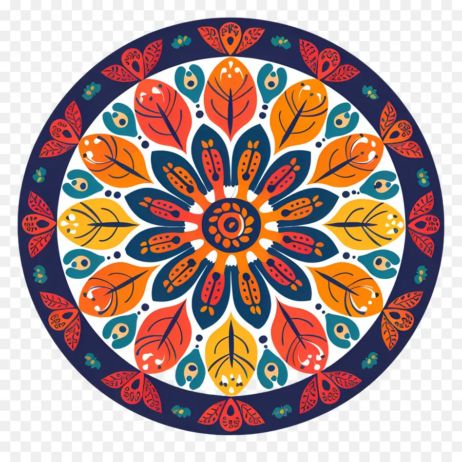 Mandala，Berwarna Warni PNG